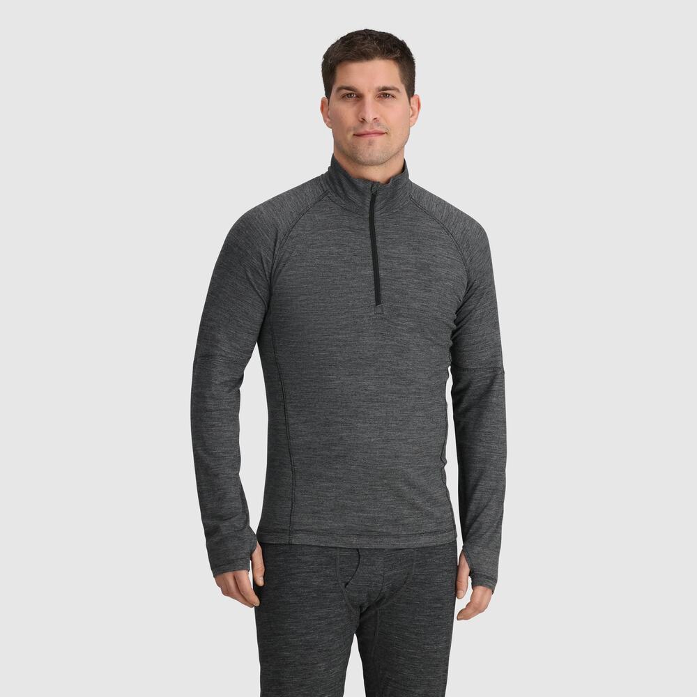 Lululemon Metal Vent Tech 1/4 Zip Pullover Men's Heathered Gray Seamless